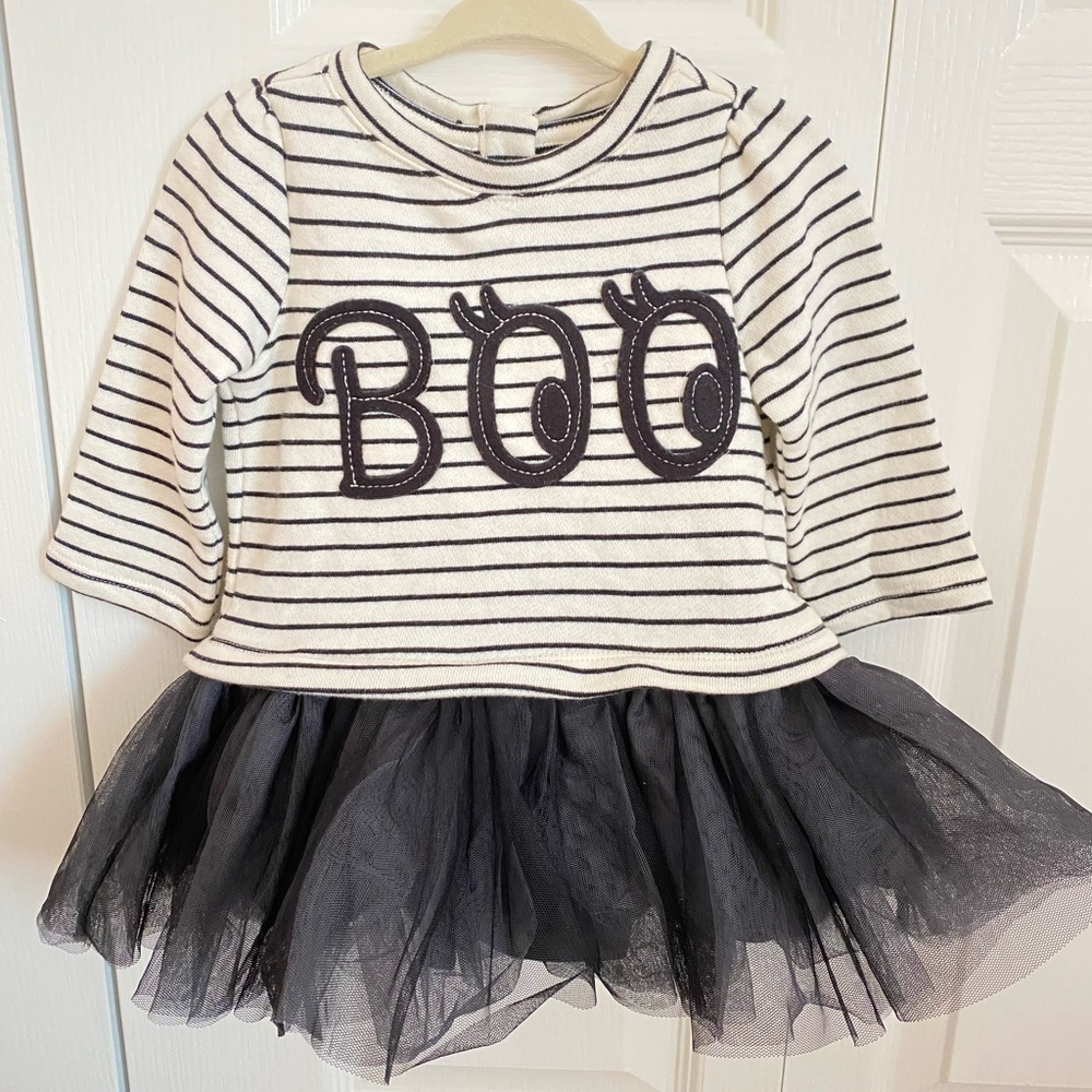 BOO Sweater Tutu Dress /// 6-12Months